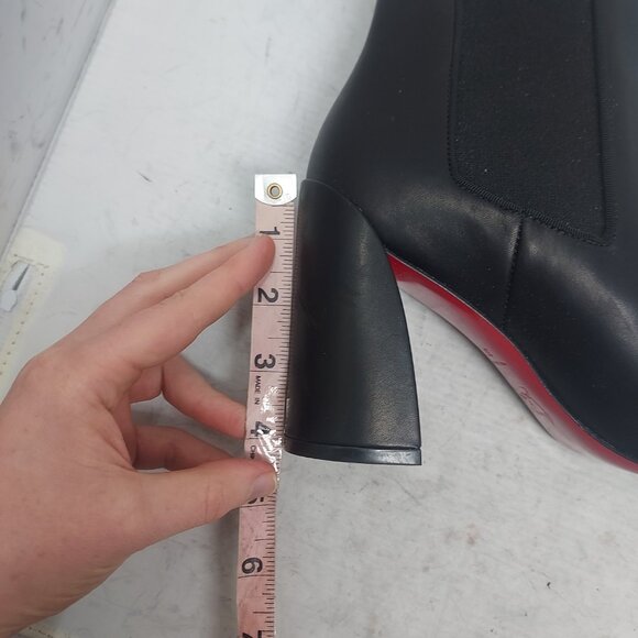 Christian Louboutin Black Leather Turelastic Chelsea Boot - Picture 12 of 12